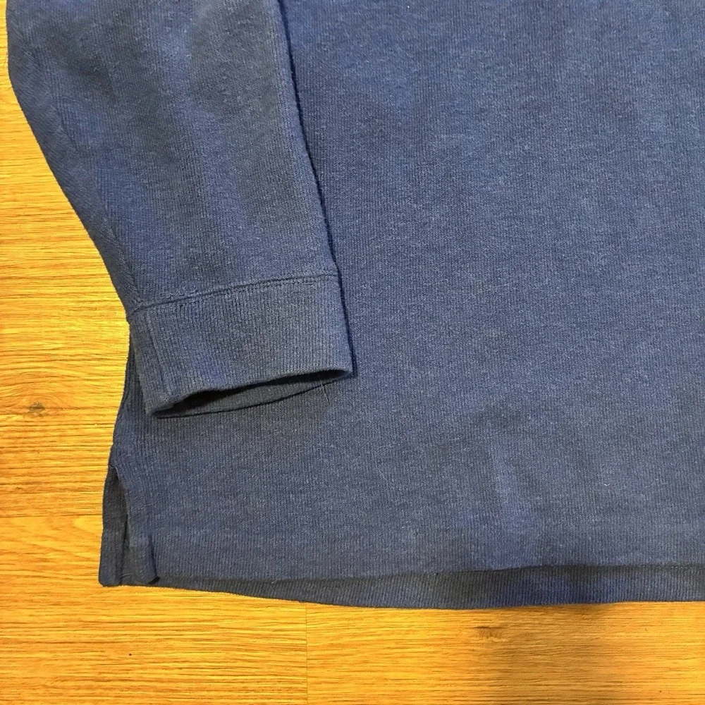 Polo Ralph Lauren Sweater Men's XL Tall Royal Blue 1/4 Zip Pullover Pony‎ Preppy